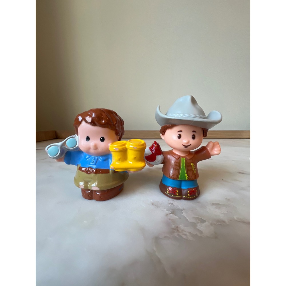Dad and Rancher Farmer Toy Replacement Little People Figures Lot of 2